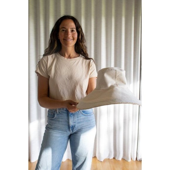 Everything But Water Lola Hat - Elegant Cream Wide-Brim Hat. Brand new! - Picture 9 of 13